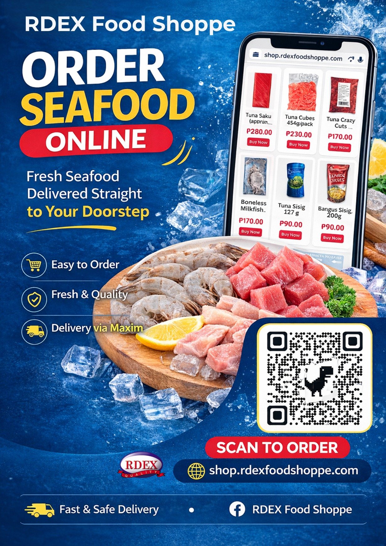 Ordering seafood just got even easier!